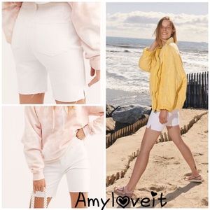 Free People Avery Bermuda Denim Shorts #3